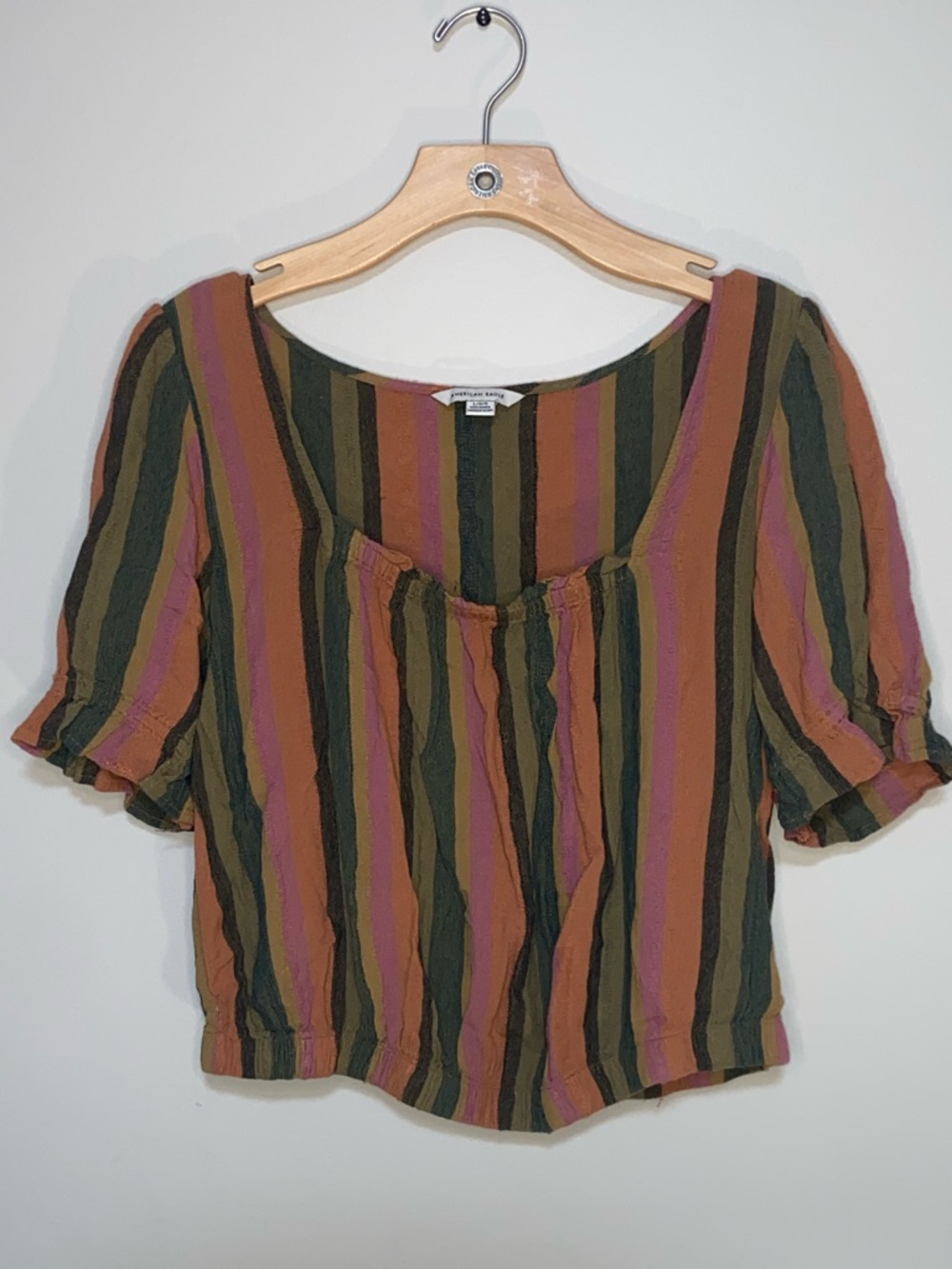 American Eagle Outfitters Multicolor Striped Blouse size L